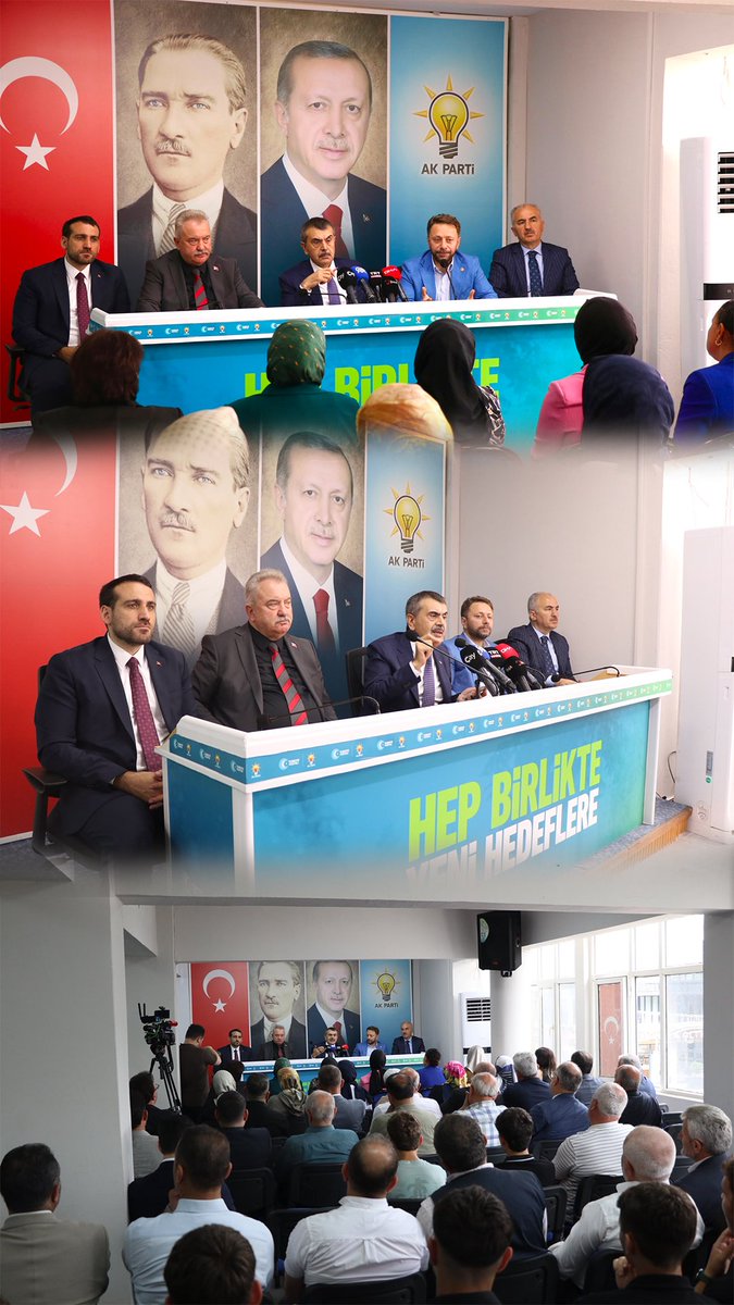 bburakak's tweet photo. 📌Milli Eğitim Bakanımız Yusuf Tekin’i Merkez İlçe Başkanlığında misafir ettik ardından,

📌İl Başkanımız Yılmaz Katmer, Milletvekilimiz Muhammed Avcı ve Belediye Başkanımız Rahmi Metin ile birlikte Teşkilat mensublarımızla bir araya geldik. https://t.co/CCmch8btt3