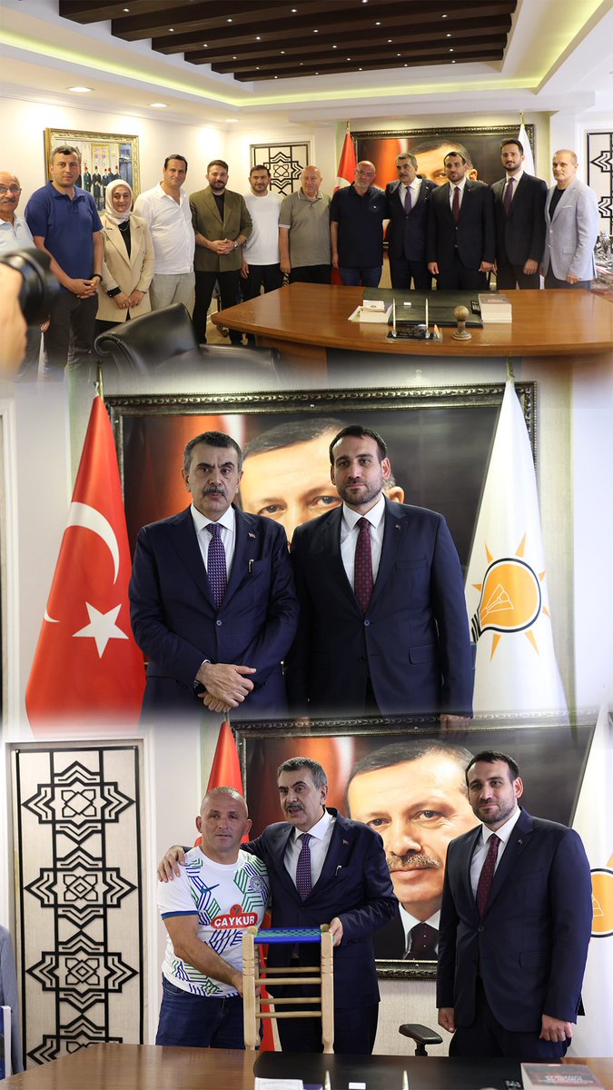 bburakak's tweet photo. 📌Milli Eğitim Bakanımız Yusuf Tekin’i Merkez İlçe Başkanlığında misafir ettik ardından,

📌İl Başkanımız Yılmaz Katmer, Milletvekilimiz Muhammed Avcı ve Belediye Başkanımız Rahmi Metin ile birlikte Teşkilat mensublarımızla bir araya geldik. https://t.co/CCmch8btt3