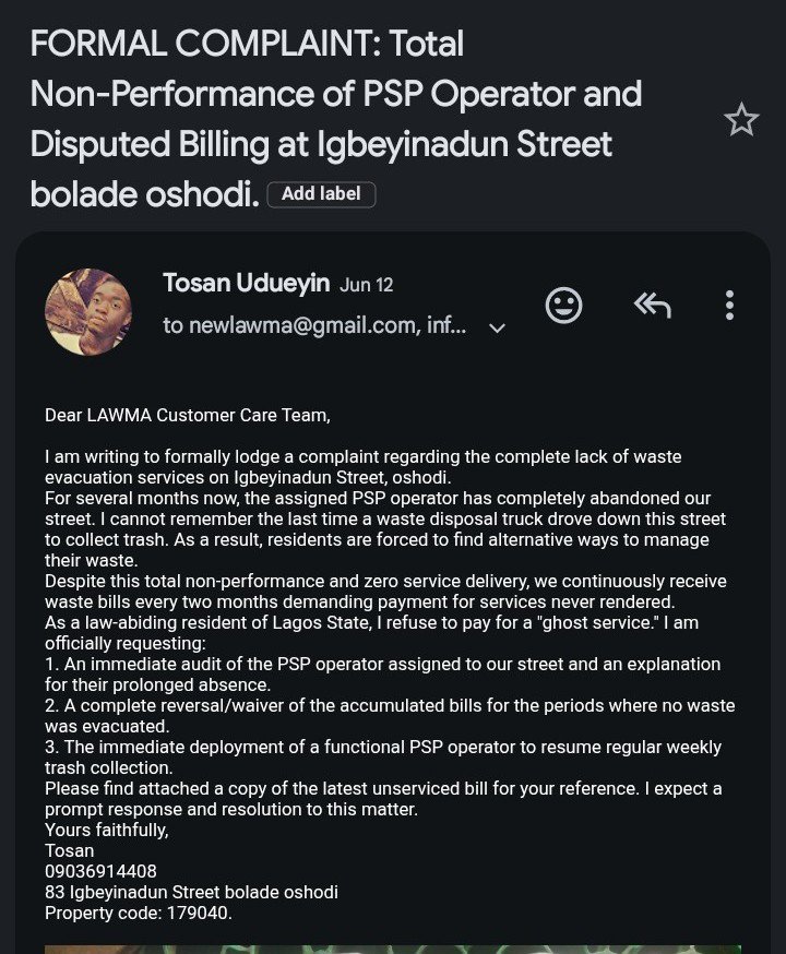 Toritsesan__'s tweet photo. @tokunbo_wahab @jidesanwoolu @Lawma_gov This is proof of my claim @tokunbo_wahab @jidesanwoolu  @Lawma_gov Please intervene. https://t.co/xckc3QVRUf