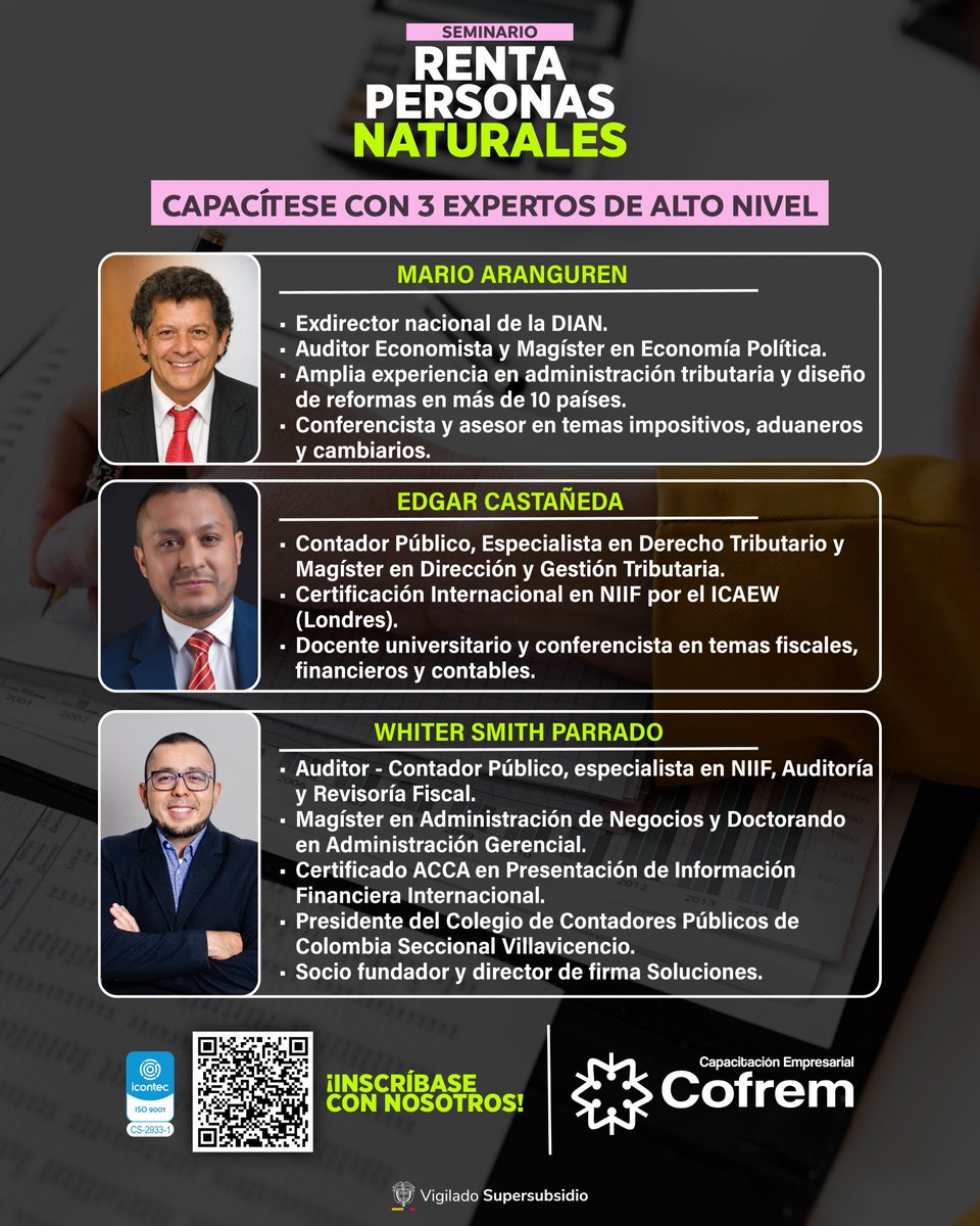 CajaCofrem's tweet photo. 📊 ¡𝐀𝐜𝐭𝐮𝐚𝐥𝐢́𝐜𝐞𝐬𝐞 𝐲 𝐩𝐫𝐞𝐩𝐚́𝐫𝐞𝐬𝐞 𝐩𝐚𝐫𝐚 𝐩𝐫𝐞𝐬𝐞𝐧𝐭𝐚𝐫 𝐥𝐚 𝐝𝐞𝐜𝐥𝐚𝐫𝐚𝐜𝐢𝐨́𝐧 𝐝𝐞 𝐫𝐞𝐧𝐭𝐚 𝐜𝐨𝐧 𝐜𝐨𝐧𝐟𝐢𝐚𝐧𝐳𝐚!

📍 Villavicencio – Auditorio Caricare, Av. 40
📅 6 de agosto
💰 Tarifas desde $50.000
📲 Inscripciones: https://t.co/8IVqyAUtFn https://t.co/bOBbBlZGWp