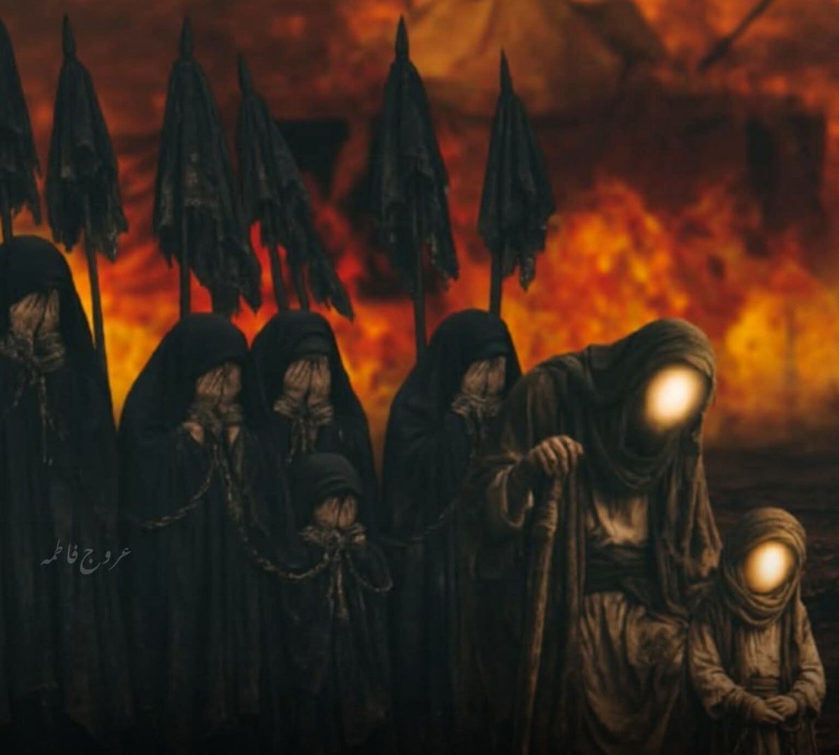 ridazehraas's tweet photo. On the 1st of Safar, the caravan of the Ahlulbayt (a) entered Damascus in chains, but their faith could never be chained
Through the courage of Sayyida Zaynab (SA) and Imam Zain al-Abidin (AS), the truth of Karbala triumphed over tyranny.
Peace be upon the captives of Karbala💔 https://t.co/fSfJKMo94F