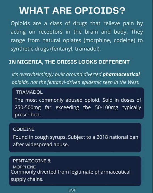 Bsinigeria1's tweet photo. Addressing the Opioid crisis in Nigeria 

#BSI https://t.co/rKJelVa4EW
