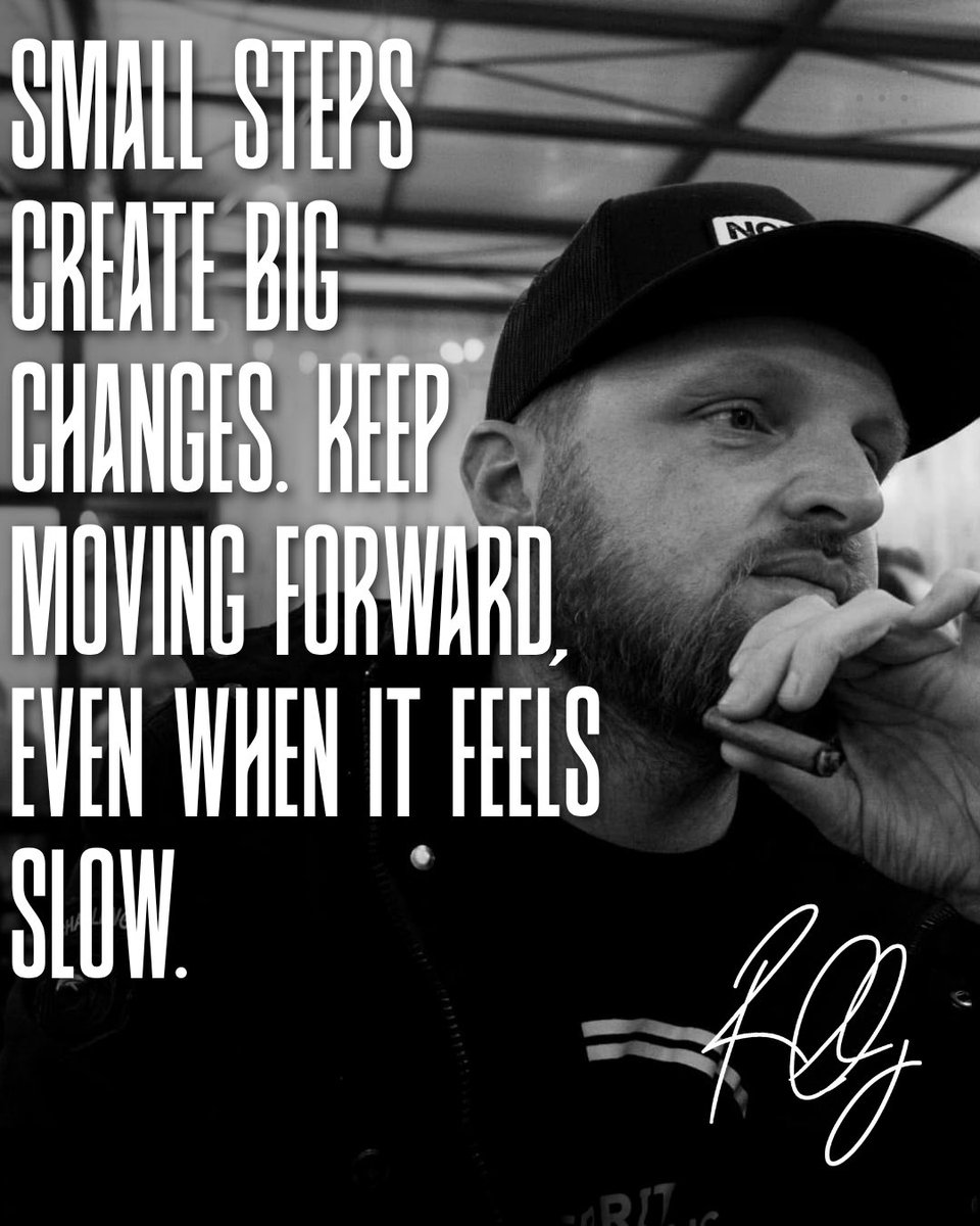 roddymerritt's tweet photo. Take the small steps to make big moves #bigmoves #smallsteps https://t.co/QIUeoxJpW1