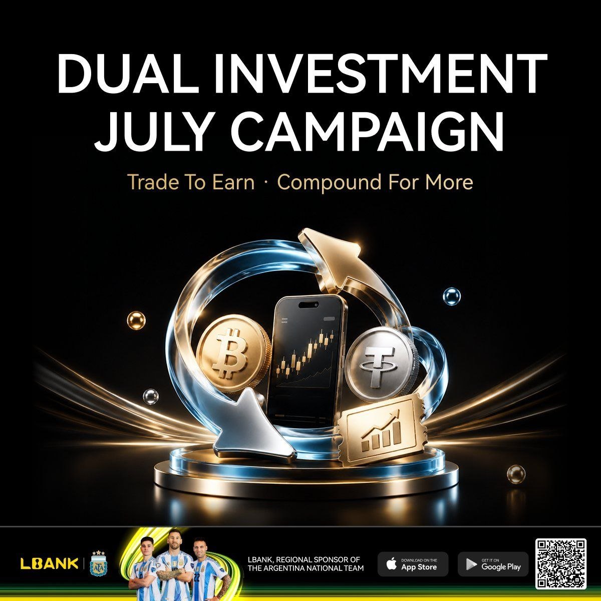 LBankPT's tweet photo. Campanha de Investimento Duplo de Julho | Negocie para Ganhar, Aumente seus Lucros 🎁

🎯 Novos usuários podem receber um bônus instantâneo para futuros com sua primeira ordem de pelo menos 50 USDT.
🔄 Ative o "Auto-Composto" para acessar recompensas adicionais.
📈 Aumente seu investimento para ter a oportunidade de receber até 200 USDT em bônus para futuros.

📅 De 15 de julho, 20:00 a 31 de julho, 20:00 (UTC+8)

🔗 https://t.co/uwxS8WlNRC