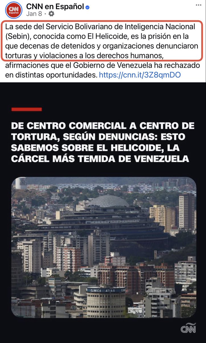 gustavoahrndz's tweet photo. @endsequera Hay que recordarle a Delcy que ella es directamente responsable del SEBIN y por ende de El Helicoide... https://t.co/weZeviMInb