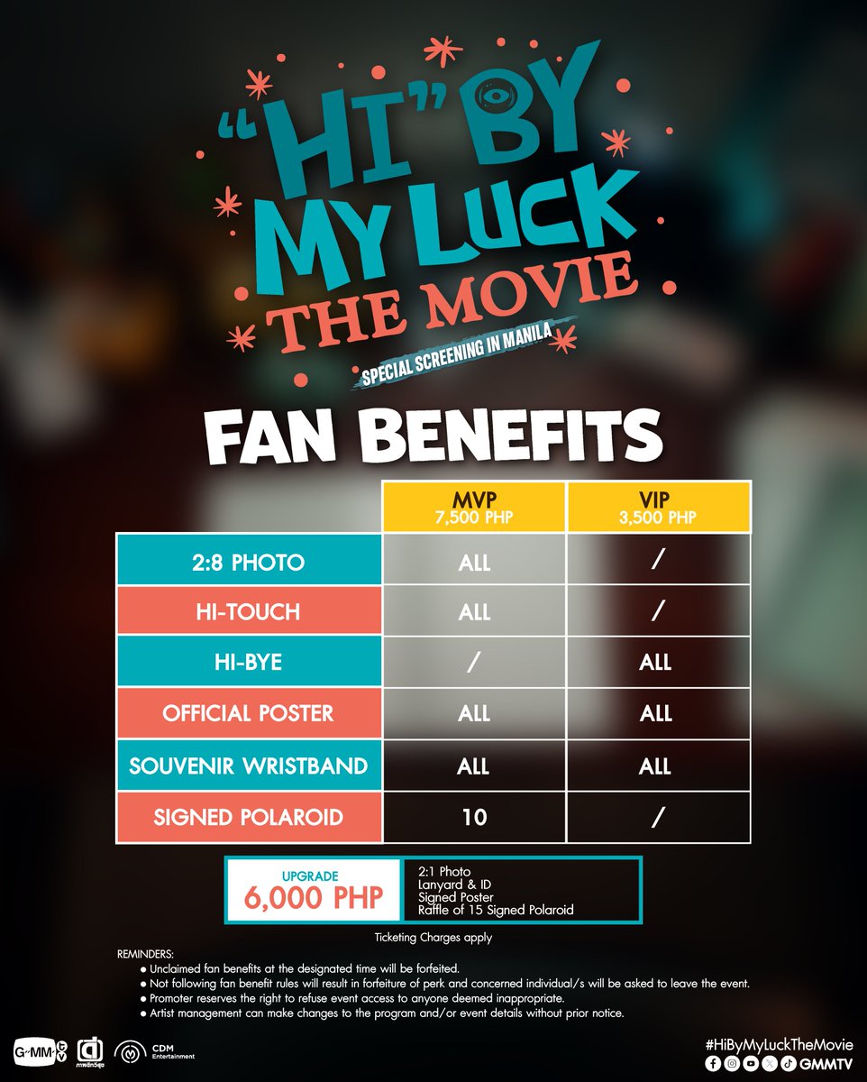 GMMTV's tweet photo. Manila, it’s crunch time! You’ll want to ace this one 💯

Rising Thai actors SeaKeen are coming to Manila and they’re hoping to see you at the assembly!

📚 "Hi" by My Luck The Movie Special Screening in Manila
📆 September 13, 2026 | Sun | 9:30 AM
📍 Samsung Hall, SM Aura Premiere

Tickets will be available starting July 31, 2026, 6 PM via SM Tickets outlets and https://t.co/vBnPbJD3Fr.

Make sure you’re in attendance because the boys will be sharing to the class all things fun and yes, there will be activities like Hi-Touch and Photo Op.

Don’t be late! ⏰

#HiByMyLuckScreeningMNL
#SeaKeen @sea_ta_lay @keenkeno_sp 
#GMMTV
#CDM