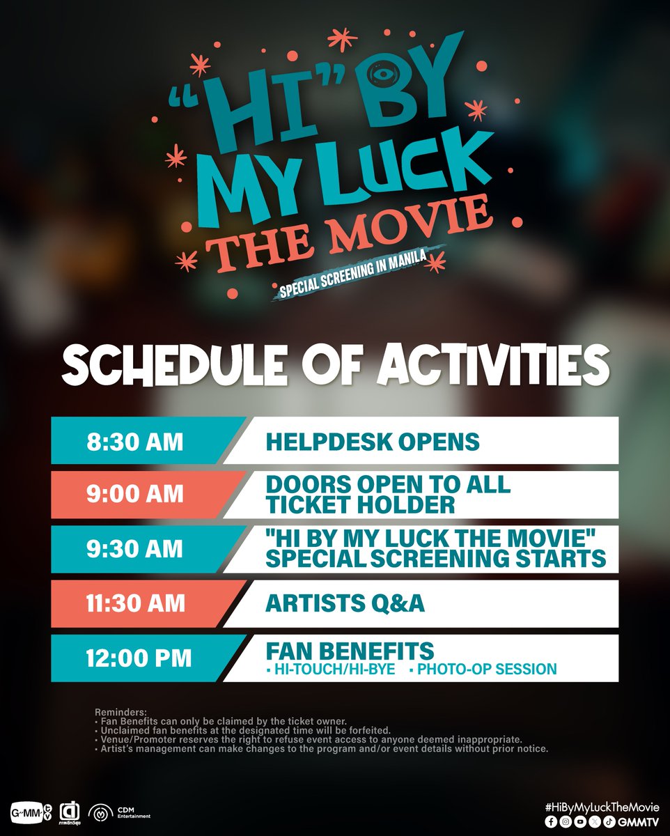 GMMTV's tweet photo. Manila, it’s crunch time! You’ll want to ace this one 💯

Rising Thai actors SeaKeen are coming to Manila and they’re hoping to see you at the assembly!

📚 "Hi" by My Luck The Movie Special Screening in Manila
📆 September 13, 2026 | Sun | 9:30 AM
📍 Samsung Hall, SM Aura Premiere

Tickets will be available starting July 31, 2026, 6 PM via SM Tickets outlets and https://t.co/vBnPbJD3Fr.

Make sure you’re in attendance because the boys will be sharing to the class all things fun and yes, there will be activities like Hi-Touch and Photo Op.

Don’t be late! ⏰

#HiByMyLuckScreeningMNL
#SeaKeen @sea_ta_lay @keenkeno_sp 
#GMMTV
#CDM
