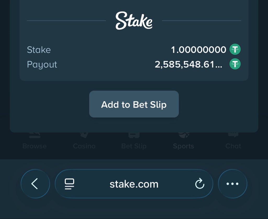 Mrbankstips's tweet photo. 17.5k odds https://t.co/umBS1OQVpy

50 odds https://t.co/T2b5dnBrSo

$1 to win $2.6M https://t.co/pqKQxPMnq6

5 odds https://t.co/4jPBKRjtLJ

Register an account with stake account via link https://t.co/zNIDVi9VVx

Use welcome code ‘banks’ for weekly airdrops and bonuses 

Get the iOS app via link https://t.co/BH533u52QL

You can always contact https://t.co/oeZHXM47XD for all stake bet deposits 

Join telegram channel https://t.co/onNA2IpWas

Use stake shield for better chances of winning ✅

Bet responsibly 🔞🔞🔞