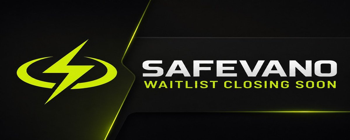 Safevano's tweet photo. ⏳ Time is ticking.

Opportunities like this don't come around often.

The SafeVano Wallet Waitlist is closing soon. Don't miss your chance to get in early before the window shuts.

Join the waitlist to become eligible for the SafeVano airdrop.

SafeVano Wallet is the first non-custodial wallet built for the degens on the Robinhood Blockchain.

🔗 Join now:
https://t.co/3rm3jY9NEA

Your keys. Your assets. Your edge.