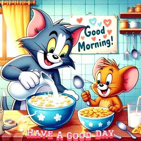 TJtomandjerry's tweet photo. Good morning 😺🐭
Are you ready for breakfast?
#Morning #breakfast #TomAndJerry https://t.co/nyG9AfFfQg
