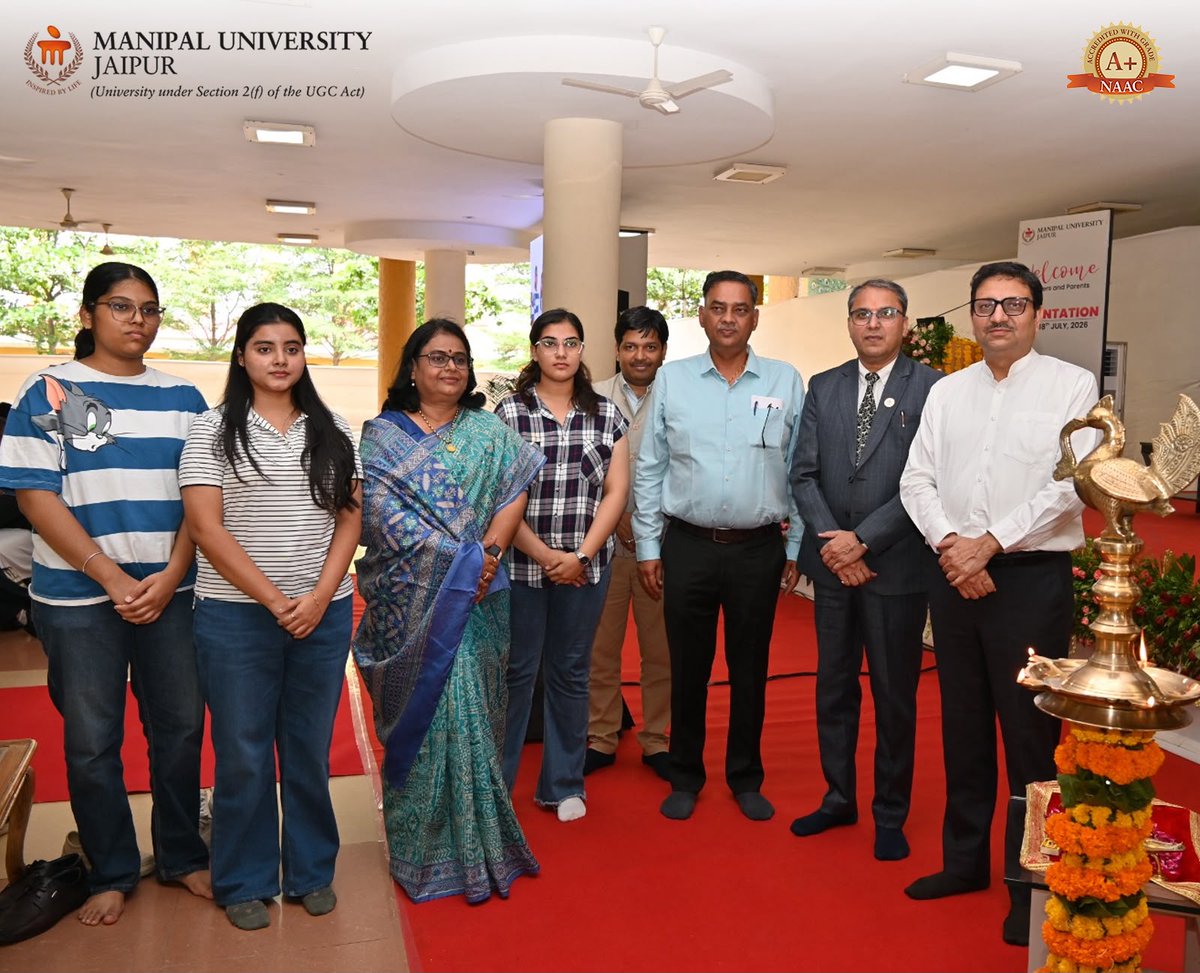 Jaipur_Manipal's tweet photo. Welcome to the future of engineering! 

Orientation 2026 at Manipal University Jaipur marks the beginning of an exciting journey for our https://t.co/od6soLnsCW &amp; https://t.co/8XskMfEScg students.

#MUJ #Orientation2026 #Engineering https://t.co/Eg0GDkmqUK