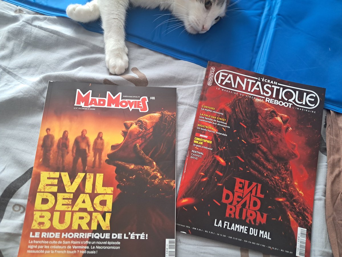 DimitriFaNa's tweet photo. Les nouveaux @Mad_Movies et Écran Fantastique de l'été sont là. 

🙂
Avec Potichat en prime. https://t.co/6eJ08ewzVw