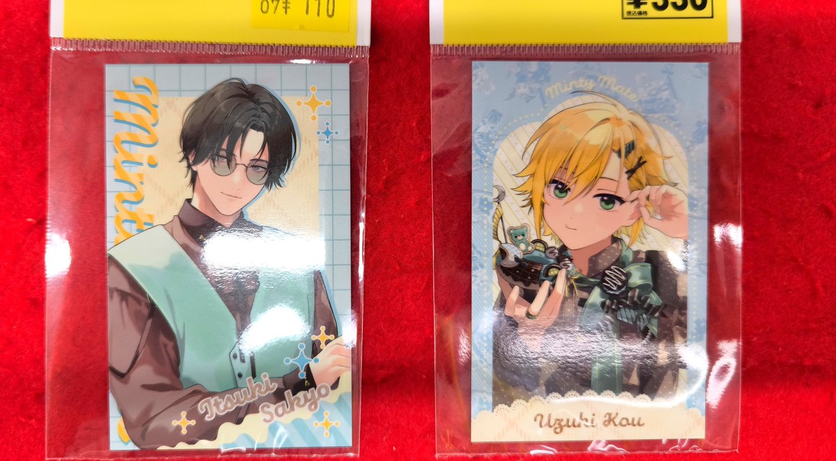 入荷情報】にじさんじ Minty Mate ランダムチェキ風カード 五木左京