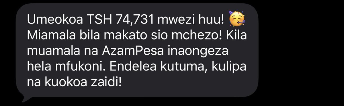 AzamPesa's tweet photo. Cha muhimu hapa ni HATUNA MAKATO! Kutuma BURE! Kufanya malipo BURE! Wateja wetu wanaokoa maelfu kila wiki na kila mwezi kwenye miamala BILA MAKATO! Kila muamala unaongeza hela mfukoni kwako! 🫵 https://t.co/HAJaKj5F9O
