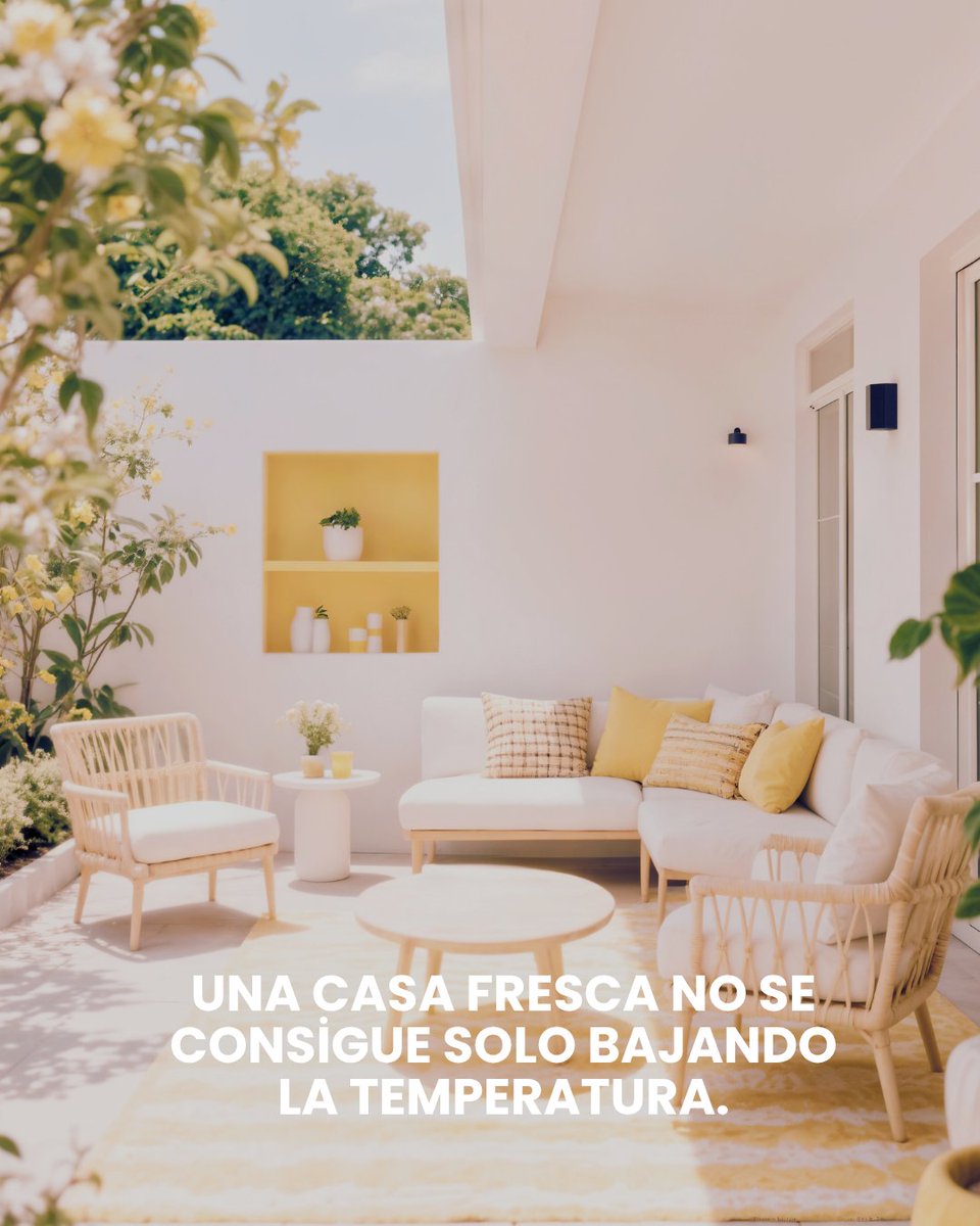 aplomados_c's tweet photo. Casa fresca sin excesos: sombra, ventilación y materiales adecuados.  #ecoeficiencia #hogar https://t.co/Dd8LKJCCNH