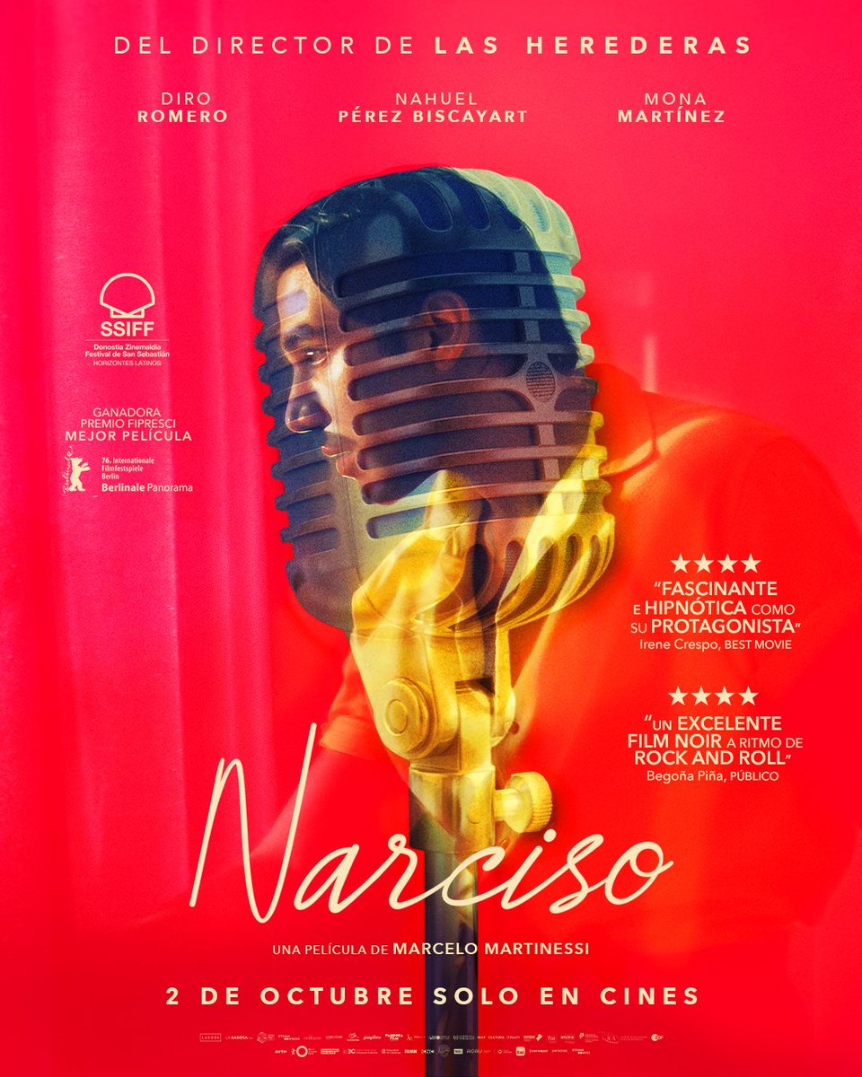 BTeamPictures's tweet photo. Narciso, la nueva película de Marcelo Martinessi y coproducida por #BTeamProds, formará parte de la sección Horizontes Latinos del @sansebastianfes. Tras ganar el premio Fipresci en la pasada Berlinale llegará a los cines el día 2 de octubre. Nos vemos en el #74SSIFF @Luxboxfilms https://t.co/WlAqvOxwjm