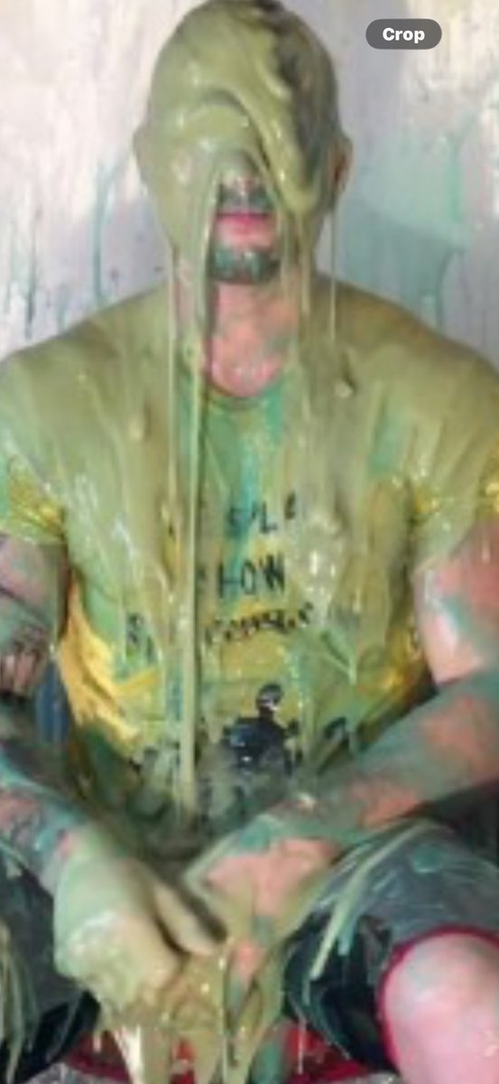 GaysWhoGunge's tweet photo. Follow me to get daily video links, pictures, opinion and chatter about new, past and legendary #gunge #slime #wam #custardpie #messy content.
These 2 pics are of a pre @MTV Aaron Gill courtesy of @TheSplatShow https://t.co/YLidm5fDv3