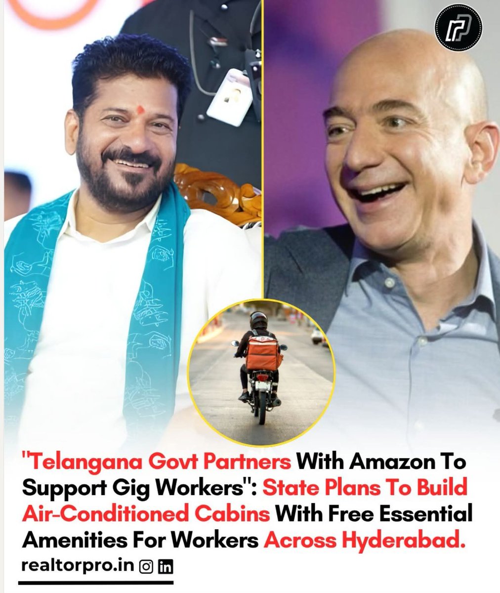 Gabbarwaa's tweet photo. @revanth_anumula  Great initiative sir.  Gig workers అందరూ మీకు కృతజ్ఞులు గా ఉంటారు &amp; ఓటు వేస్తారు కూడా 😁 https://t.co/jvQpHu3L7z