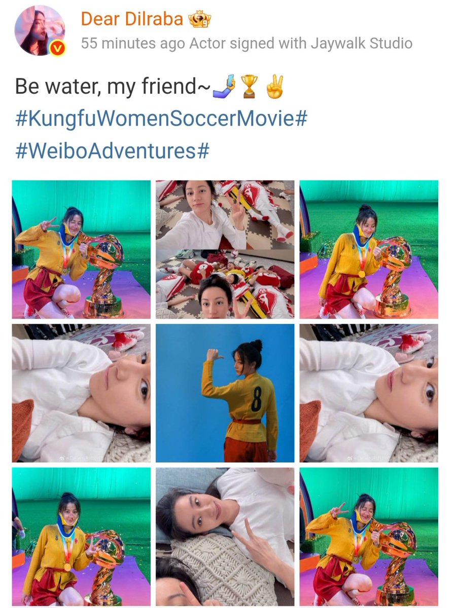 starprincess_88's tweet photo. "Be water my friend" 💦

Congrats to #kungfusoccer for hitting 1 billion rmb in the box office! https://t.co/HHQ3aZJVEj
