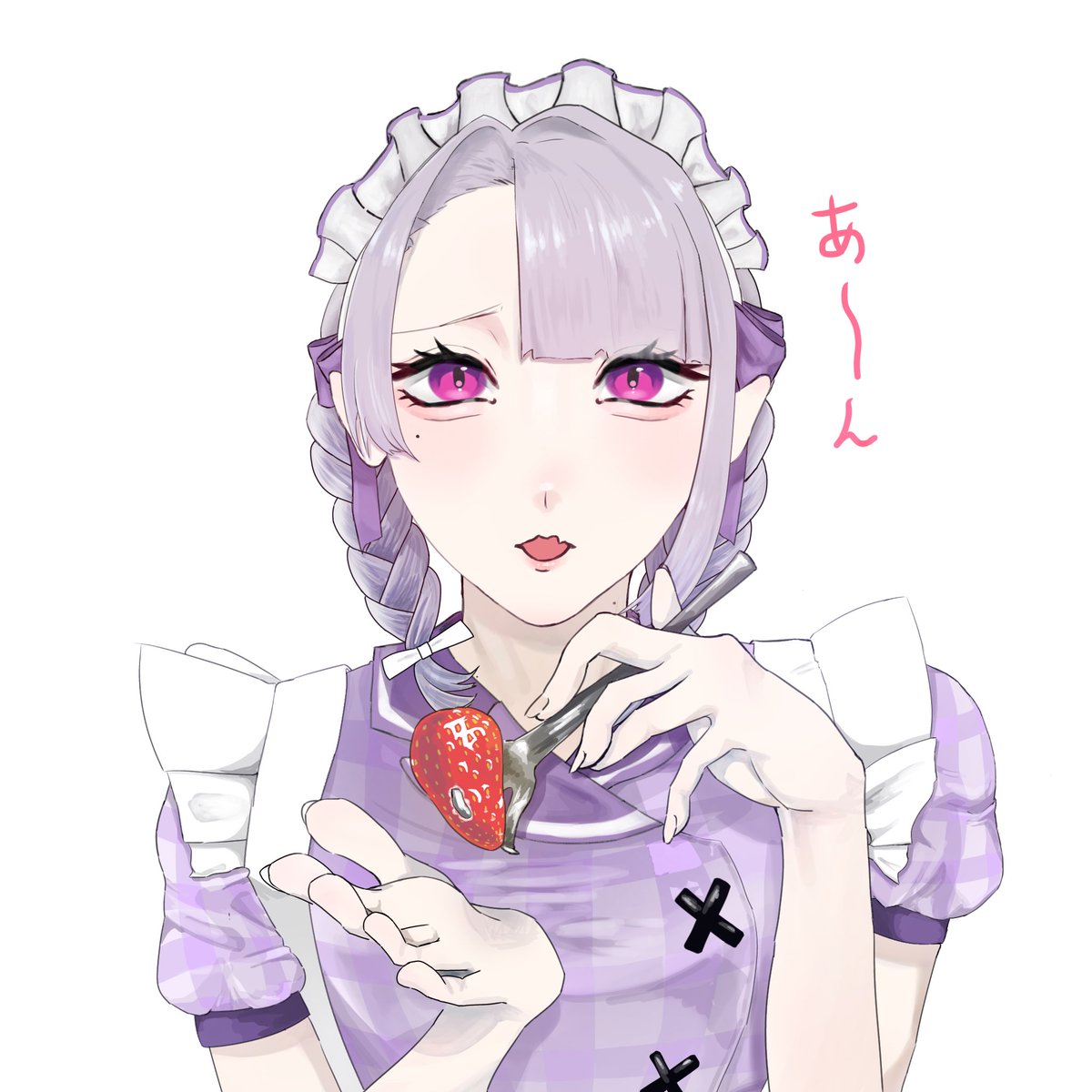 A_xa11i's tweet photo. めいどさん！

はいけいさぼっちゃった〜😋

 #うぃすたりあーと https://t.co/O3buIFQwCy