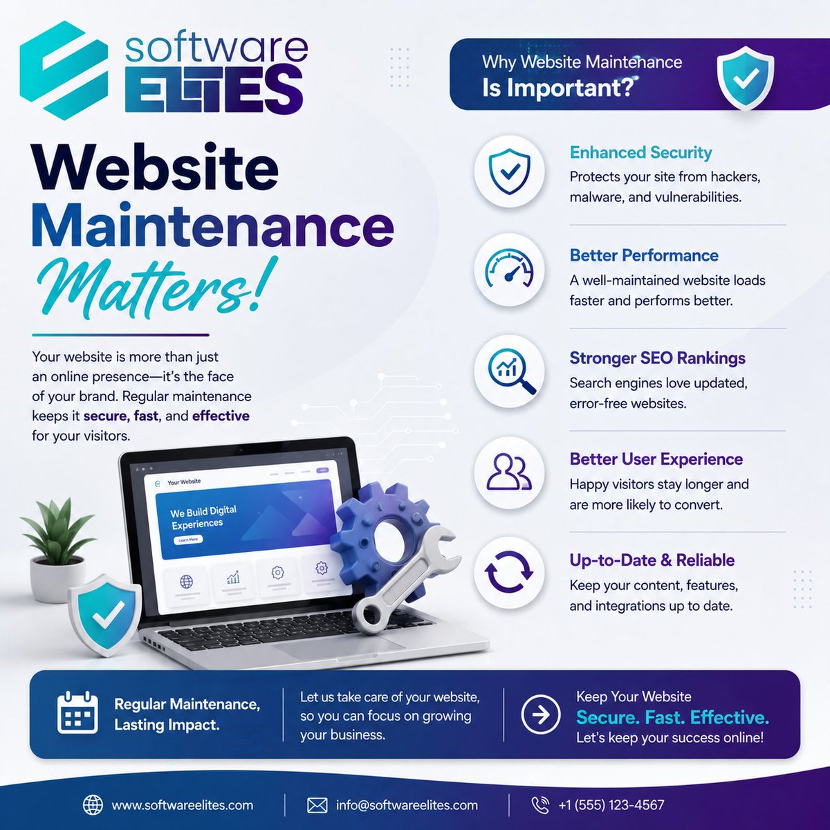 softwareelites's tweet photo. #WebsiteMaintenance #WebsiteSupport #WebDevelopment #WebsiteSecurity #BusinessWebsite #WebsiteOptimization #WebsitePerformance #ResponsiveDesign #DigitalSolutions #BusinessGrowth #SoftwareDevelopment #TechSolutions #OnlineSuccess #DigitalTransformation #SoftwareElites https://t.co/cxjyxrAHW5