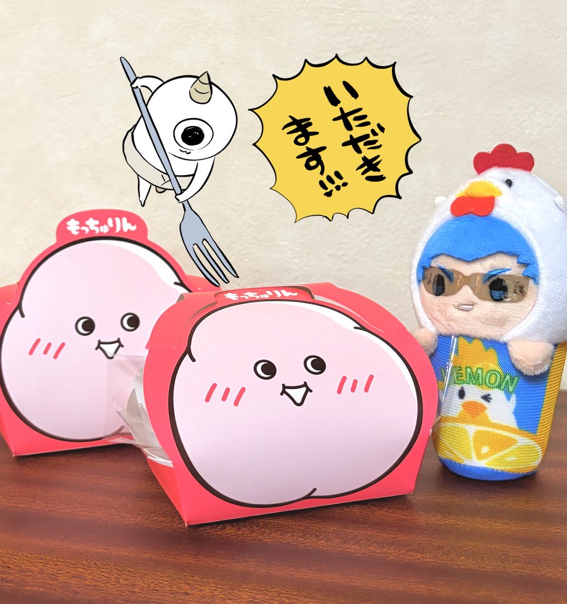 私ももっちゅりんを知る者となった！きなこ好きだからきなこ狙ってたら