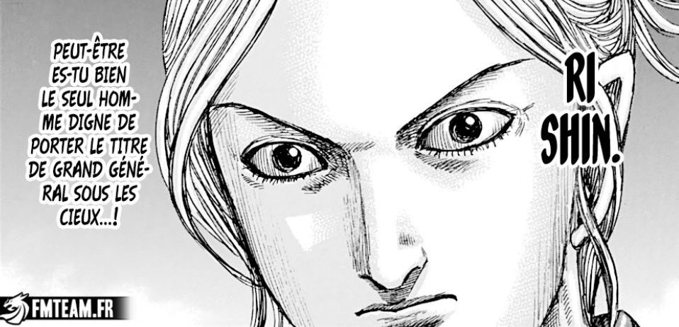 Kingdomiste's tweet photo. SPOIL #KINGDOM882 

« Le seul digne de porter le titre de grand général sous les Cieux », celui pour qui tous sont prêts à se sacrifier, celui qui possède le pouvoir le plus terrifiant  comme dirait Mihawk, MON PROTAGONISTE LE GÉNÉRAL RI SHIN https://t.co/95FcgZMxmc