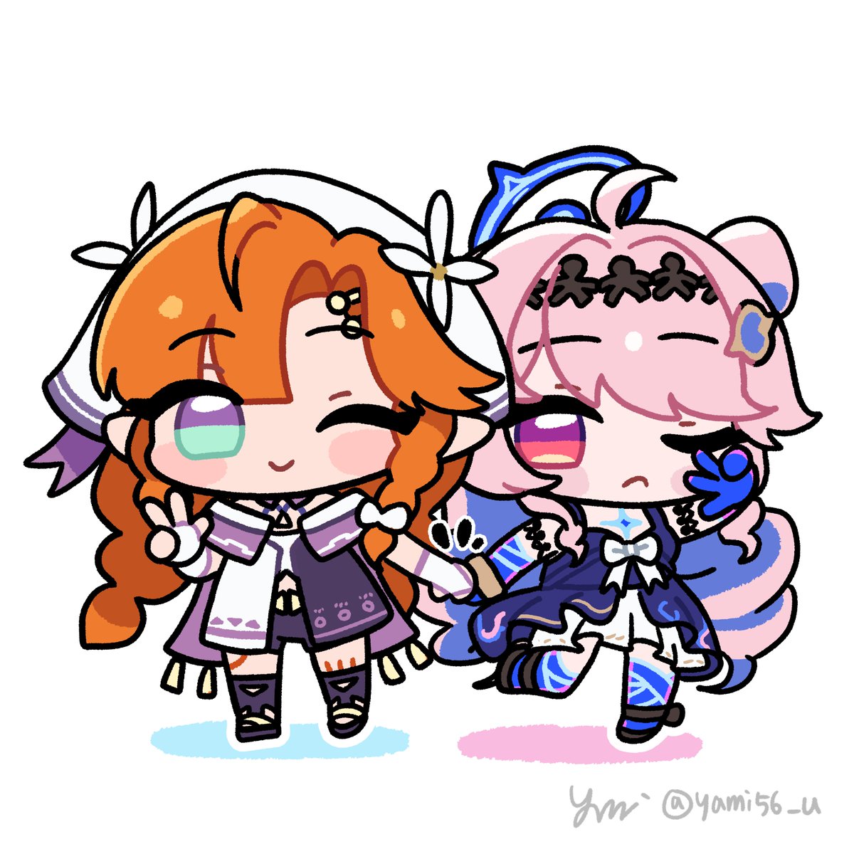 yami56_u's tweet photo. ✌️🤝✌️
#WutheringWaves #Wuwafanart #鳴潮 https://t.co/ViLWwxGROV