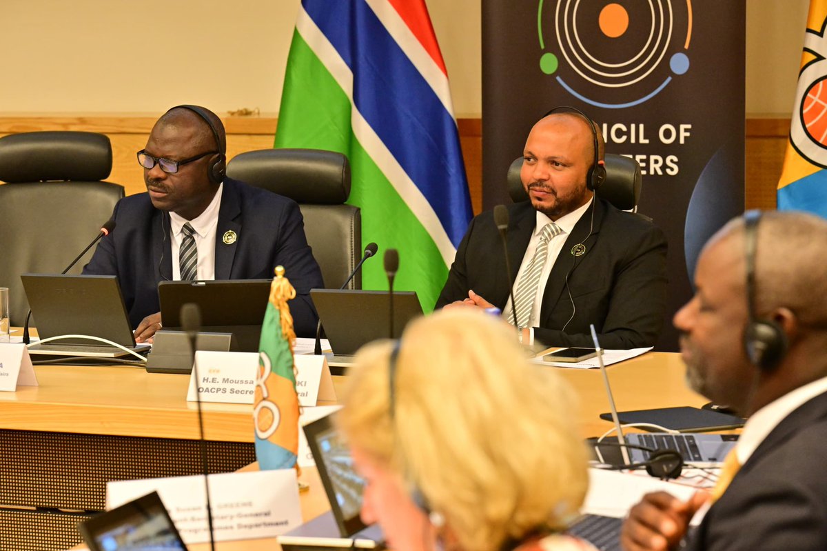 Thomas_Tayebwa's tweet photo. In my capacity as the current President of the Organization of African, Caribbean, and Pacific States (OACPS) and Co-President of the OACPS–European Union Joint Parliamentary Assembly, I addressed the 121ST OACPS Council of Ministers at the Egmont Palace in Brussels. 

I told them that we must place trade, industrialisation and value addition at the centre of our development agenda if we are to catch up with our peers in the developed world.

I shared several examples of the opportunities we have to work together to accelerate our development. 

One of them was a message that H.E. @KagutaMuseveni has consistently championed over the years: Africa and the developing world cannot achieve meaningful prosperity by exporting raw materials while importing finished products.
Exporting unprocessed minerals is, in effect, exporting jobs, industries and wealth. We must process our minerals at source, build regional value chains and manufacture higher-value products if we are to create employment, increase revenues and transform our economies.

I also highlighted that Africa possesses an estimated US$29.5 trillion in mineral wealth, yet continues to lose enormous value because most of these resources leave the continent in raw or minimally processed form. The Democratic Republic of Congo has demonstrated what is possible through value addition, significantly increasing its revenues from cobalt processing while Uganda equally did a good job with processing gold. This should inspire a collective shift across the African, Caribbean and Pacific towards policies that promote mineral beneficiation, industrialisation and economic transformation.

For years, we have spoken about making the OACPS more relevant to our citizens. We cannot achieve that unless we focus on practical issues that directly improve livelihoods.