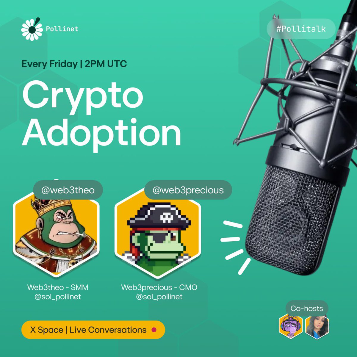 sol_pollinet's tweet photo. Every blockchain in existence shares one silent assumption. 

The user has internet.

Today on Pollitalk, we’re breaking down exactly why that assumption is the biggest unsolved problem in crypto, and why Pollinet is the fix.

2PM UTC · X Space · Live

Pull up

#Pollitalk #Pollinet #POLLEN