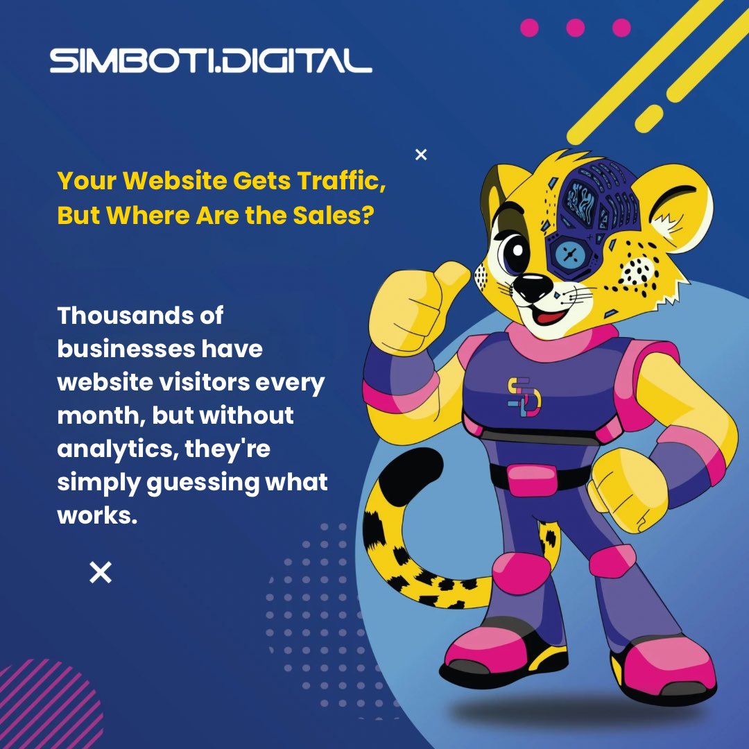 SimbotiDigital's tweet photo. Your website has a story to tell,
website analytics help you
understand it. Turn data into smarter decisions and business growth. #simbotidigital #digitalmarketing #businessgrowth #websiteanalytics https://t.co/JlNsv4xqML