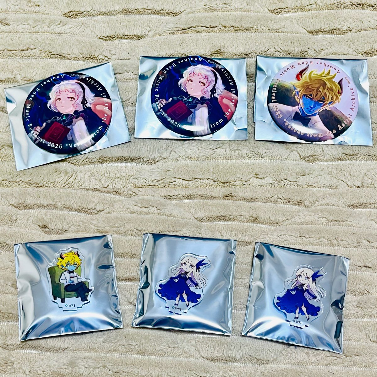mikan_mgmg113's tweet photo. 【交換】
アナザーエデン  音楽の祭典

缶バッジ
譲：メリナ×2、ギルドナ
求：同種シグレ

アクスタ
譲：イスカ×2、ギルドナ
求：同種シグレ

当日会場付近での交換を希望しております。
検索からでも気軽にお声掛けください！
#アナデン
#アナデンコンサート https://t.co/5crPSega7u