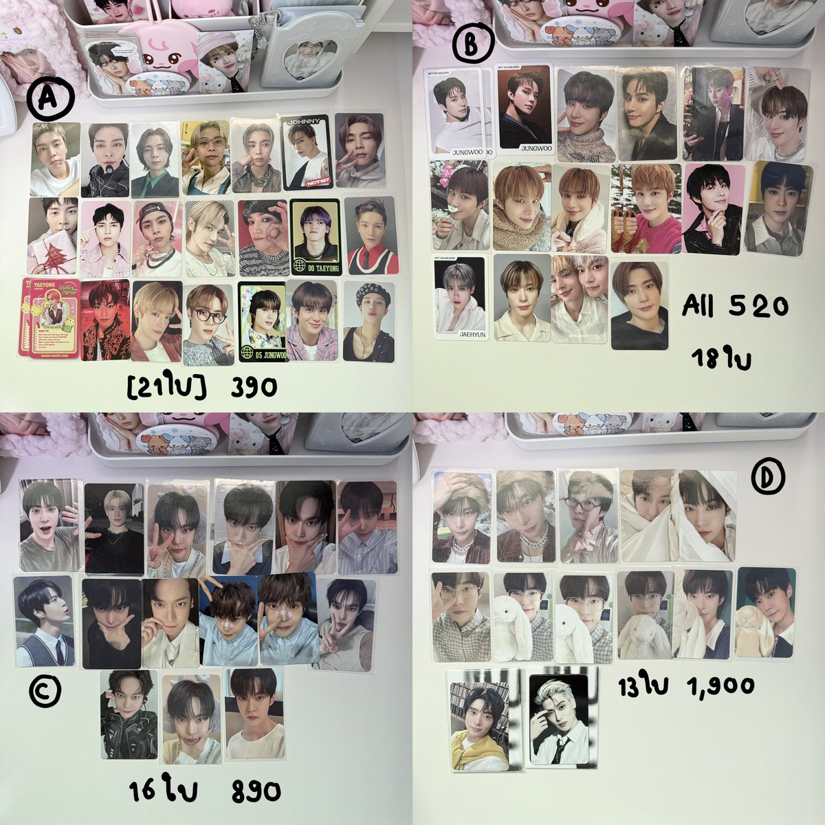 bimbunnymin's tweet photo. ⭐️💗 พร้อมส่ง wts

: การ์ด กองเหมา แยกใบสอบถามได้ค่ะ
nctwish nct127 แจฮยอน โดยอง แจมิน อินจุน เจโน่ ชิอน ยูชิ จอนนี่ ยูตะ แทยง เรียว 

💌 ems 45 ยอดครบ 500 ส่งฟรี
💘 สนใจ dm ได้เลยค่า
#ตลาดนัดnctdream #ตลาดนัดน้องดรีม #ตลาดนัดnct #ตลาดนัดnct127 #ตลาดนัดnctwish https://t.co/xGs5CgkQKE