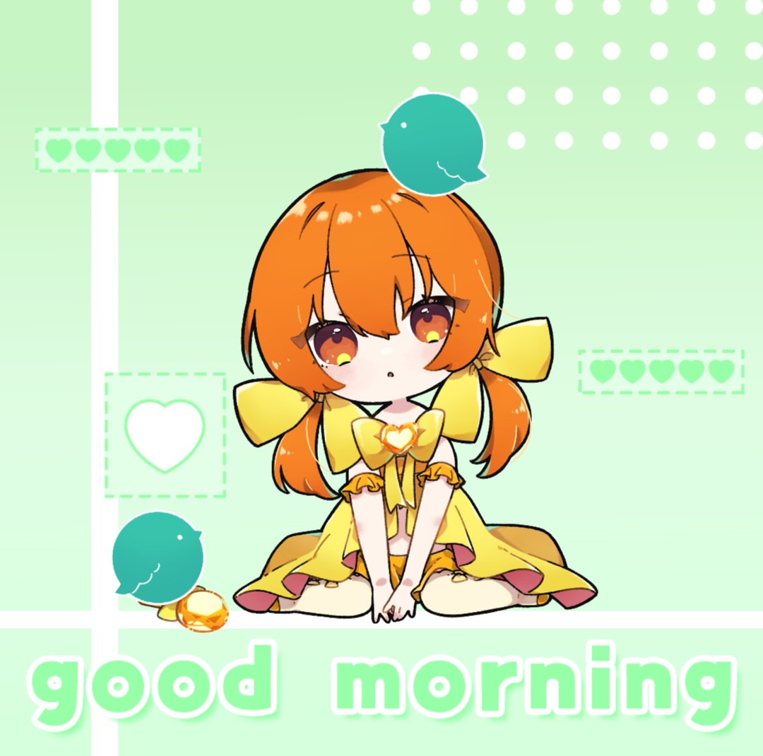 tumiki_orange's tweet photo. おはつみ！(*'▽')☀

きょーのおにーちゃんは！
1⃣8⃣時にきかんしゃトーマスソドー島の不思議！
同じく1⃣8⃣時にバニーガーデン2！！
2⃣0⃣時からQ2コラボ！！

さーんれーんきゅー(∩´∀｀)∩
#おはようVtuber #この夏伸びるVtuber #この夏注目のVTuber https://t.co/qjH5jqsosr
