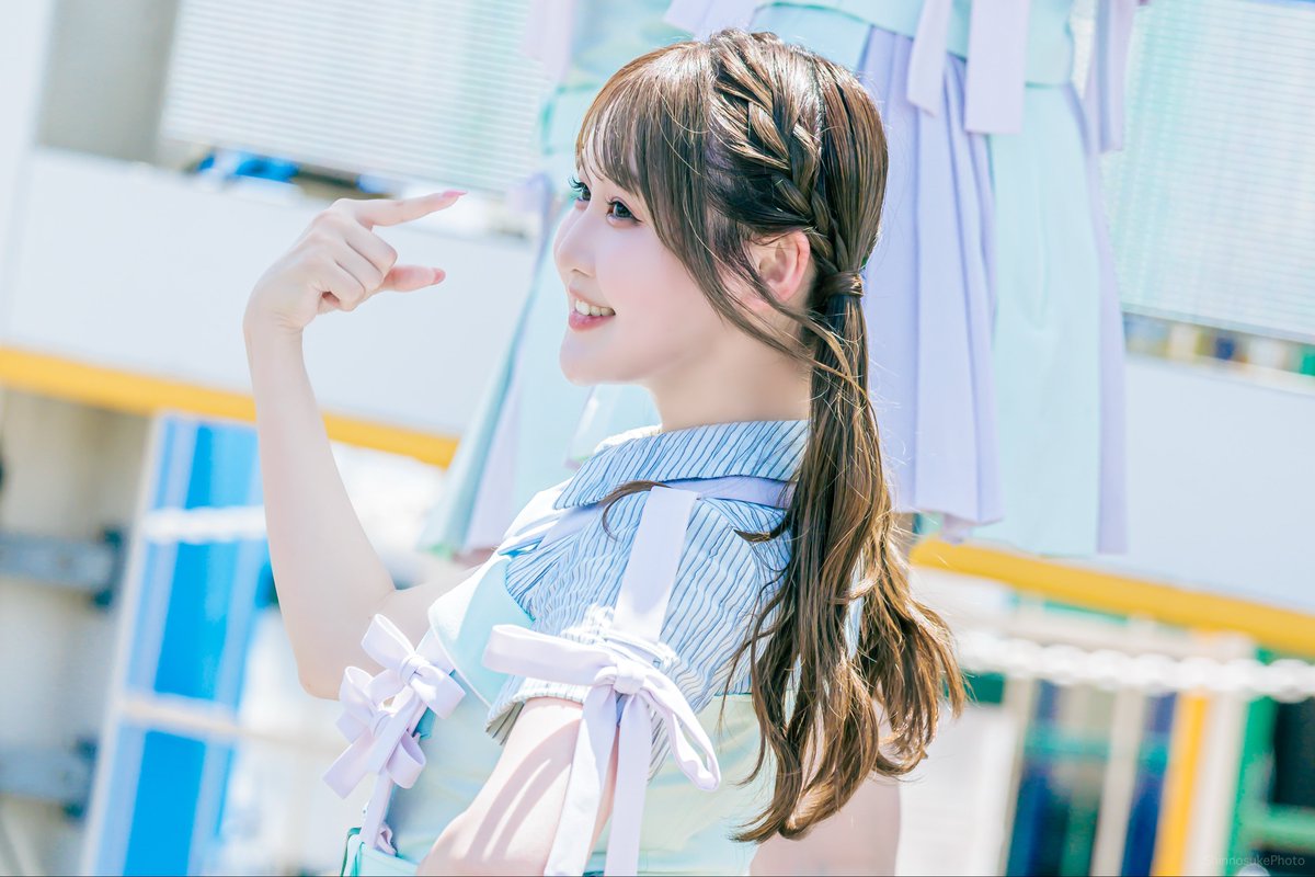 ShinnosukePhoto's tweet photo. そう！キミが特別なサマー☀️
≒JOY藤沢莉子ちゃん @fujisawa_riko 
#藤沢莉子 #サマーツインテール 
ニアジョイ リリイベ福岡 https://t.co/7Nl17TqirU