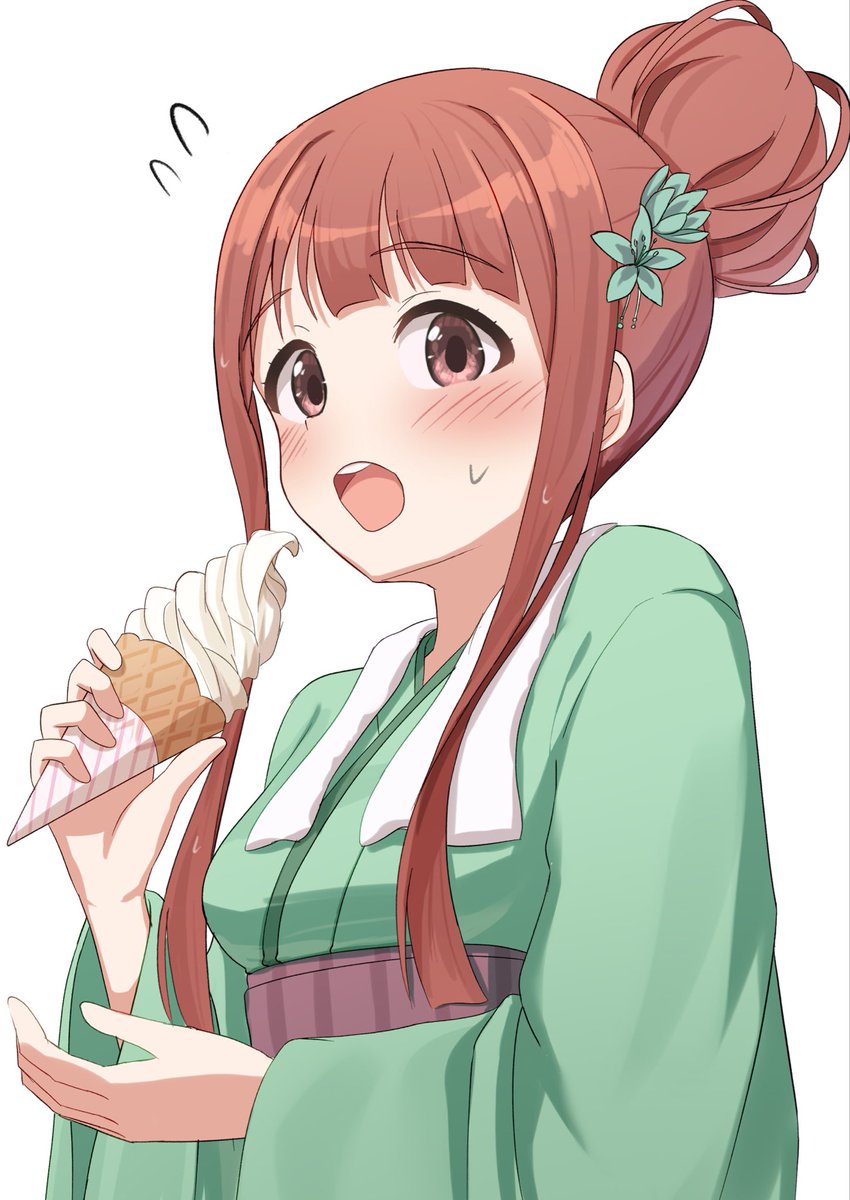 kumotsuki35's tweet photo. 私だって悪いことくらいしますよ？
湯上がりにアイスを食べちゃったり…
#田中琴葉 https://t.co/Kprhm4EXK2