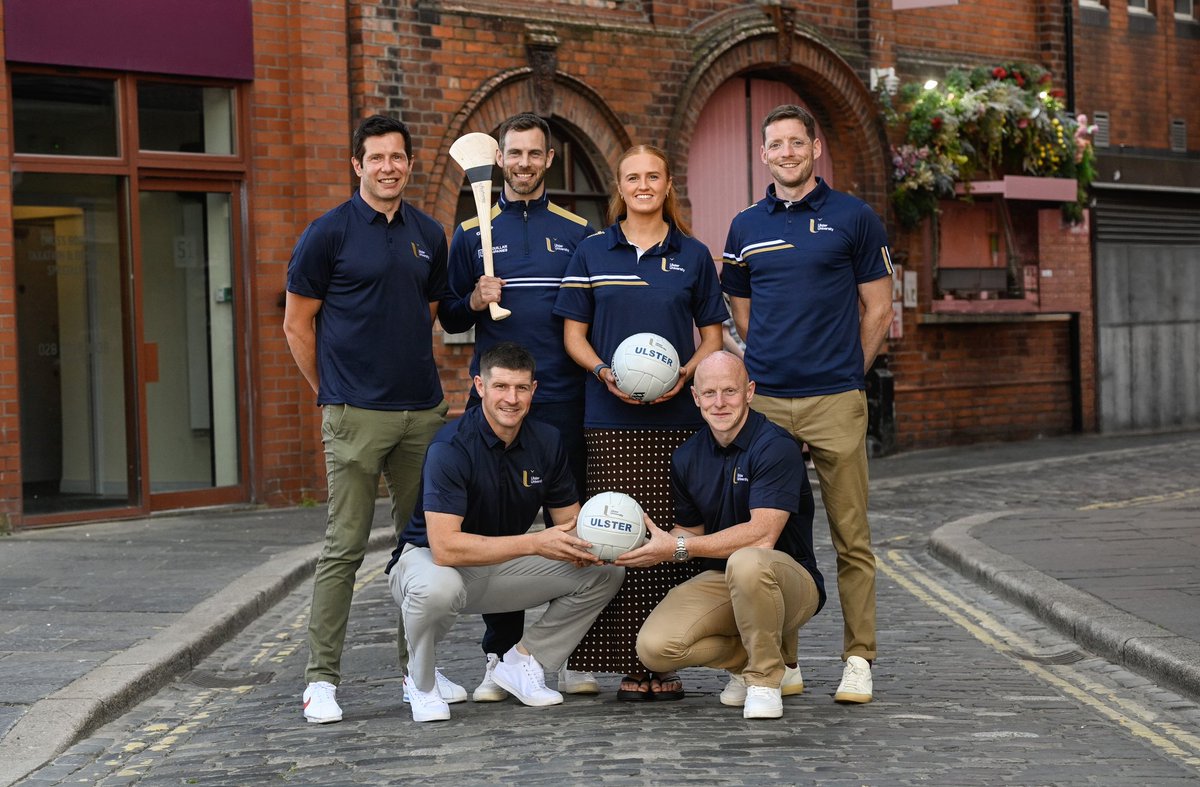 UlsterUniGAA's tweet photo. As one of four university partners of the USGAA across Ireland, the event also provided an opportunity to film promotional content featuring alumni ahead of Ulster University's engagement at the O'Neills Continental Youth Championships in Philadelphia later this month. https://t.co/NHyvIsXaQ6