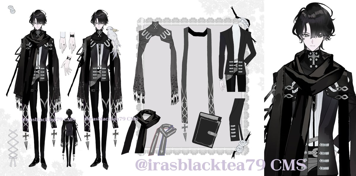 irasblacktea9's tweet photo. キャラデザ https://t.co/9YItoA0Gxz