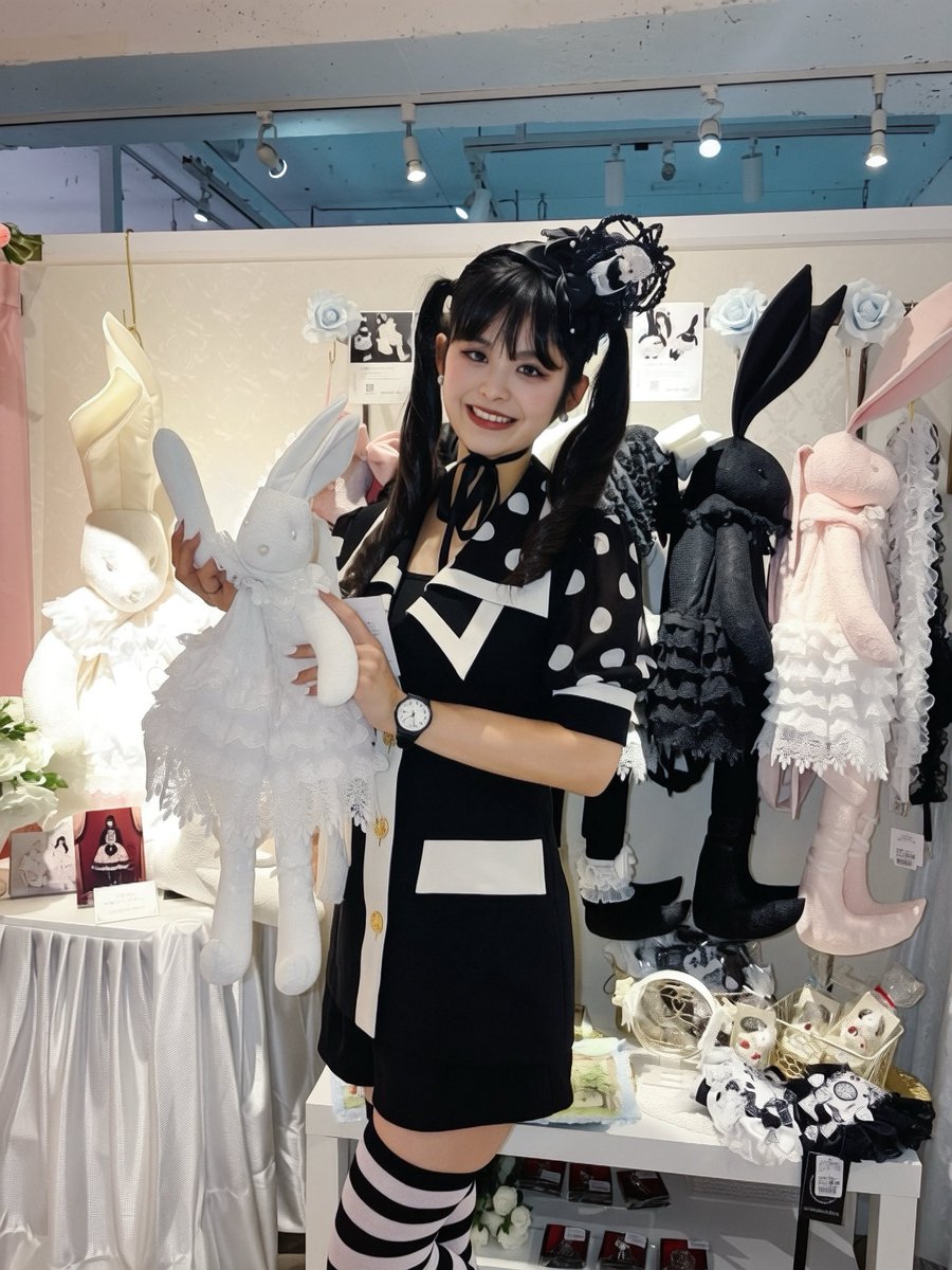 rinrinof_x's tweet photo. 🐈‍⬛お知らせ🐈‍⬛

2026/07/16、LALUICEラフォーレ原宿店がグランドオープンしました🤍

ご縁があり、私もスタッフとして働かせていただくことになりました✨
ちょっとレアキャラですが、7月のグランバザール中も出勤しますのでぜひ遊びに来てください🐰✨

来店プレゼントやInstagramフォローキャンペーンも実施中です🎁
可愛い相棒を選ぶお手伝い、させてくださいね🤍