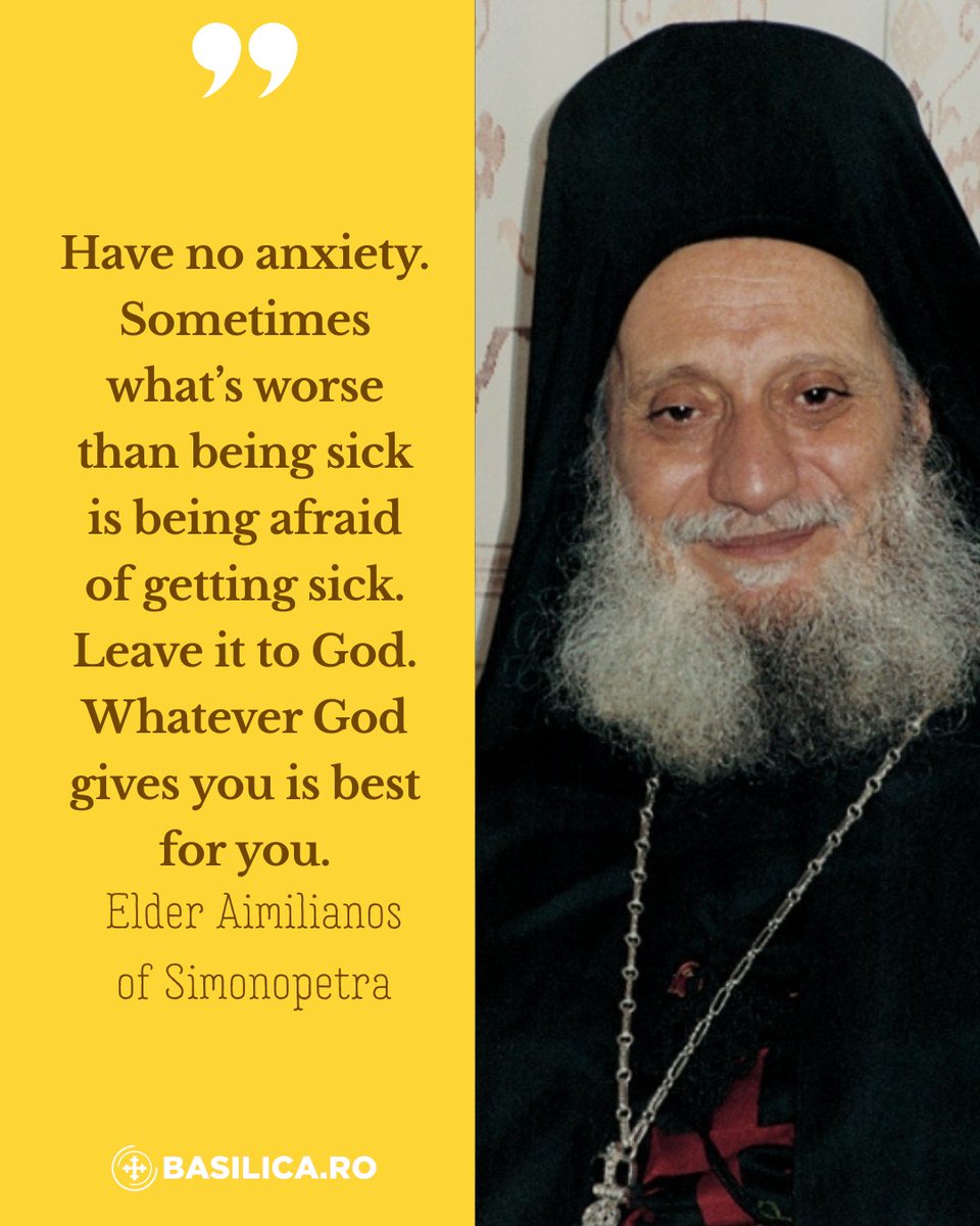 BasilicaNews's tweet photo. “God never gives you a Cross without first weighing and measuring it very carefully to make sure that the Cross will result in your spiritual growth."
⁃ Elder Aimilianos of Simonopetra https://t.co/XGpQKojVwJ