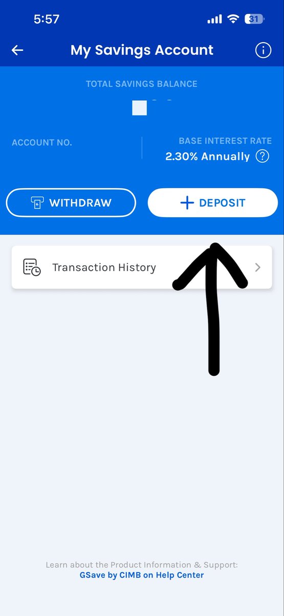 hanieyayoon's tweet photo. 1. click Gsave
2. choose CIMB
3. click Deposit then enter niyo po ‘yung amount na gusto niyo ilipat sa maribank 
4. double check before clicking confirm then may lalabas po na receipt https://t.co/cvUDfODKDJ