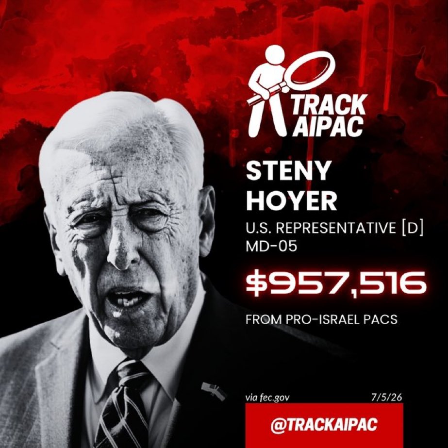 Footynions's tweet photo. @RepStenyHoyer Nah Steny, it would only reduce the cutbacks you get from American tax dollars. https://t.co/m52YaMM7Bq