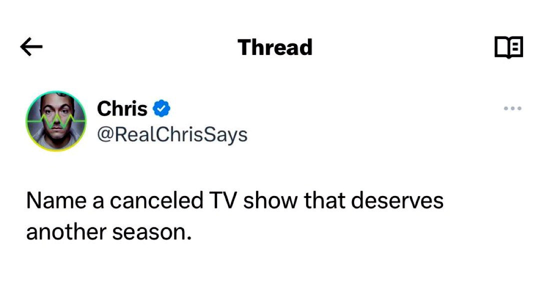 everymovieplug's tweet photo. Name a cancelled TV show that deserves another season. https://t.co/IUfT2IHMlE