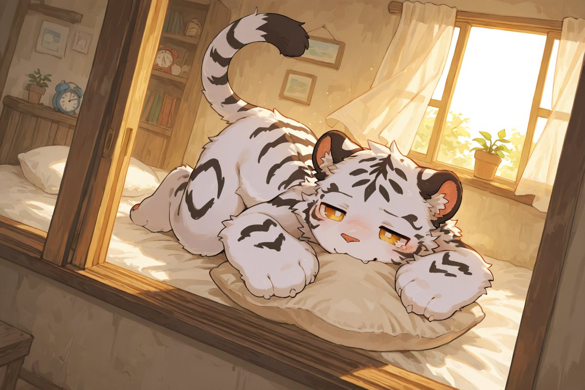 HDKxcl104's tweet photo. #furryㅤㅤㅤ 
刚睡觉的小白虎 https://t.co/1UT0qO4qWZ