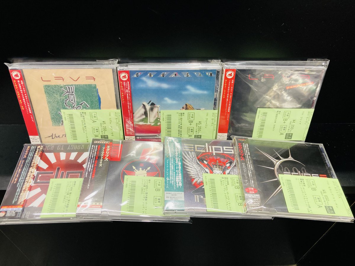 ✨中古品新着情報✨ LAVA、ECLIPSE、NIGHTWISHなどなど、ハードロック