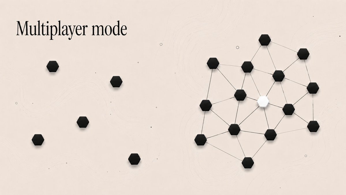 CURN_io's tweet photo. Most teams use AI in single-player mode.

One person lives in ChatGPT, another in Claude, a third in Cursor. Enormous capability across the team. Almost none of it shared.

One person's breakthrough stays theirs, until they leave and it goes with them. https://t.co/sxeKXv2eaS