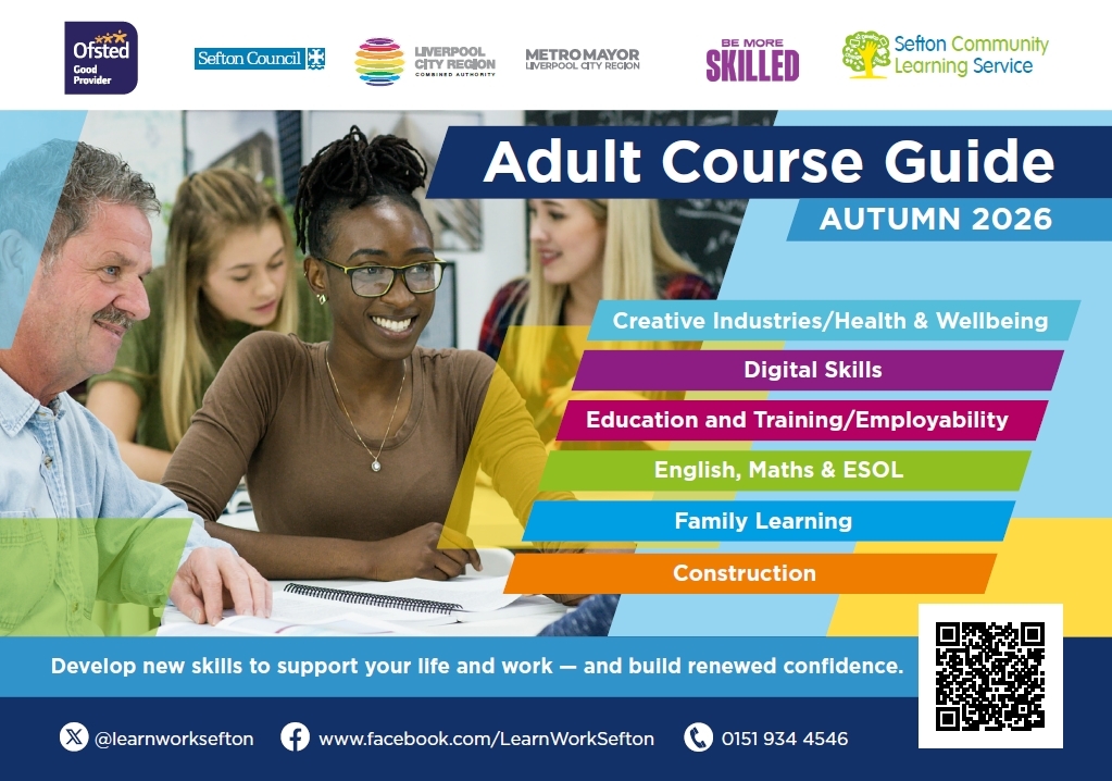 LearnWorkSefton's tweet photo. Our new course list is now available!

Browse our exciting range of courses and find the perfect opportunity to learn something new.

📅 Enrolments open Monday 21st July

Don't miss your chance to secure a place. Start exploring today! https://t.co/1b9miHjqID https://t.co/Sy4F3YSJon