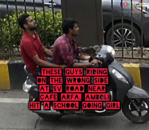 Sarfira202's tweet photo. 🚨 Urgent Road Safety Concern – SV Road, Near Cafe Arfa (Amboli/Jogeshwari)
A recent accident near Cafe Arfa on SV Road highlights the serious danger of wrong-way driving and reckless traffic violations in this area. Immediate enforcement, regular patrolling, and strict action against offenders are urgently needed before another tragedy occurs. Public safety cannot wait. �
@MTPHereToHelp @MumbaiPolice @CPMumbaiPolice @MohnaazS
 @discoveryofmaha @TV9Marathi #SVRoad #Jogeshwari #Amboli #MumbaiTraffic #WrongWayDriving