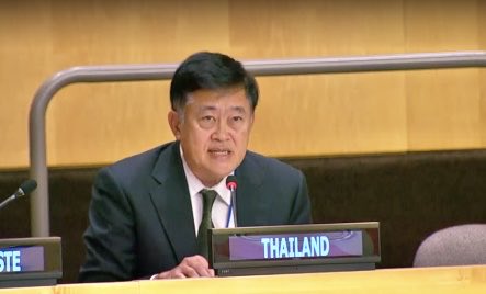 MFAThai's tweet photo. ทปษ.รมว.กต. อรรถยุทธ์ฯ เข้าร่วมการประชุมระดับสูงภายใต้คณะมนตรีเศรษฐกิจและสังคมแห่งสหประชาชาติ #ECOSOC โดยย้ำบทบาทของ ECOSOC ในการผลักดันผลลัพธ์ที่เป็นรูปธรรม การขับเคลื่อน SDGs จากระดับพื้นที่ และความพร้อมของไทยในการเสริมสร้าง ECOSOC รวมทั้งสะท้อนเจตนารมณ์ของไทยในการลงสมัครรับเลือกตั้งเป็นสมาชิก ECOSOC วาระปี ค.ศ. 2029 - 2031 (16 ก.ค. 2569)
