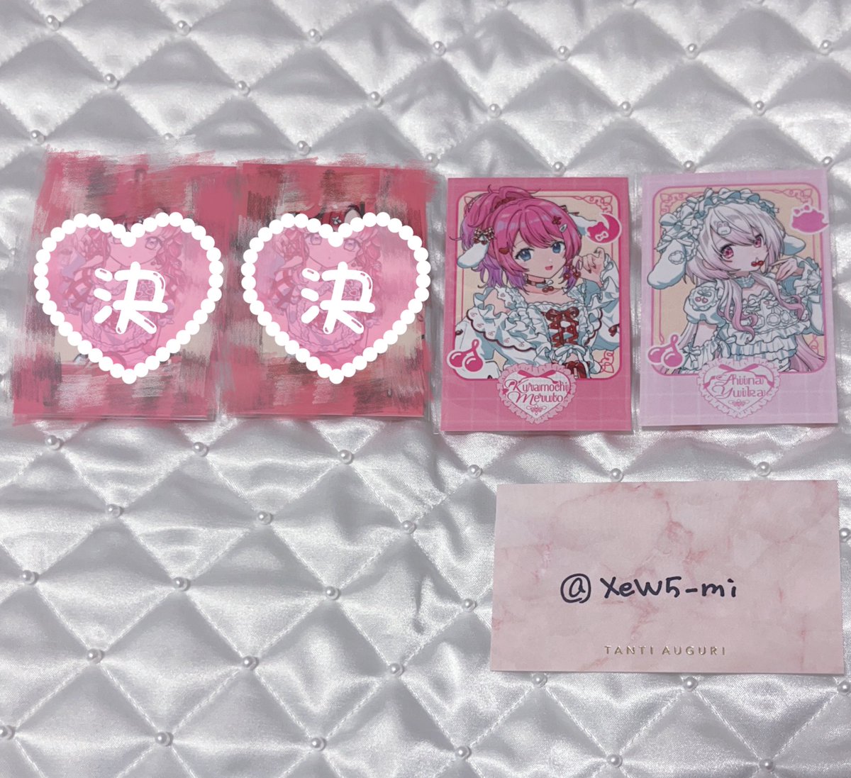XeW5_mi's tweet photo. ꒰ 交換￤譲渡￤買取 ꒱ にじさんじ Cherry Cherish チェキ風カード 

譲￤画像1.2枚目

求￤画像3枚目 定価+送料

⑅⃛ 郵送希望
⑅⃛ 画像2枚目は交換優先。譲渡の際は1枚目(中段>上段)より同数お迎えいただける場合のみ
⑅⃛ レア⇔単体可(ツーショはツーショ同士のみ)

お気軽にお声掛けください🎀 https://t.co/GTJegLOxdu